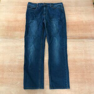 Hudson Jeans Women Size 20 Blue Denim Mid Rise Stretch Dark Wash Knit Shaping